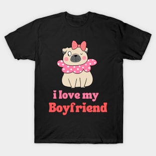 I Love My Boyfriend T-Shirt